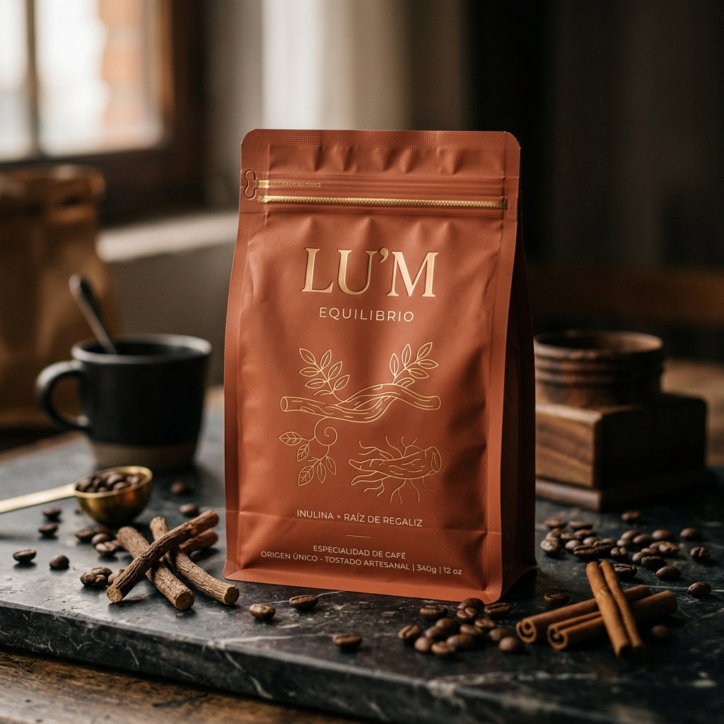 Lu'm Equilibrio — Café funcional con Inulina y Raíz de Regaliz